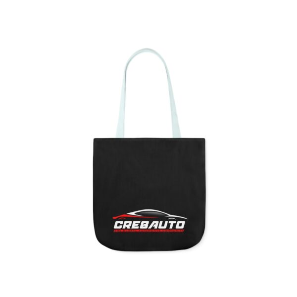 Stylish Canvas Tote Bag with Vibrant 5-Color Straps - Perfect for Car Enthusiasts