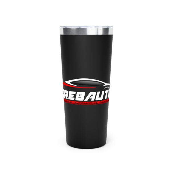 Black Copper Insulated Tumbler - 22oz - Perfect for Automotive Lovers