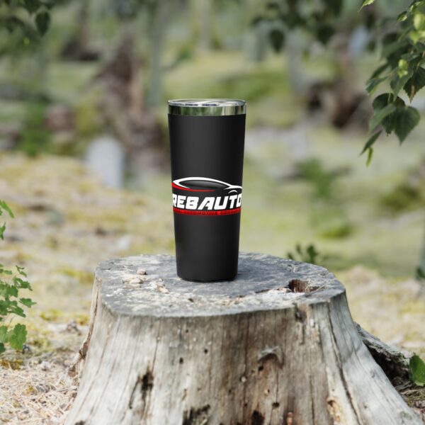 Black Copper Insulated Tumbler - 22oz - Perfect for Automotive Lovers