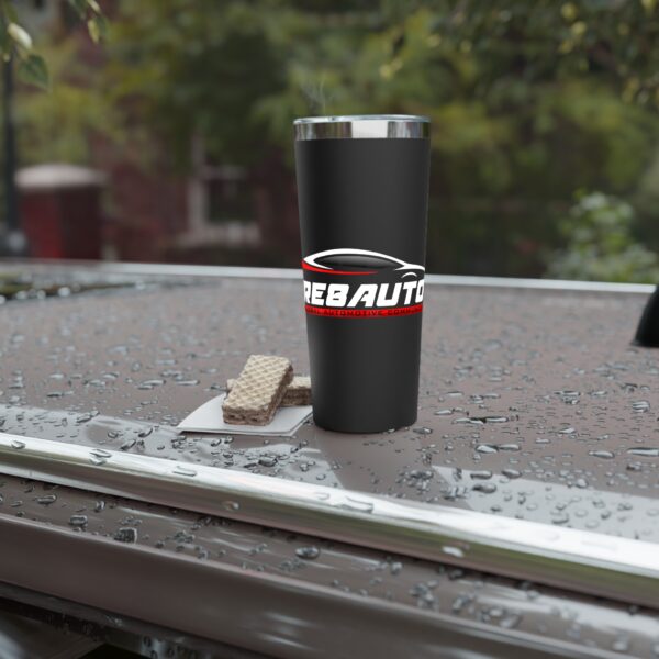 Black Copper Insulated Tumbler - 22oz - Perfect for Automotive Lovers