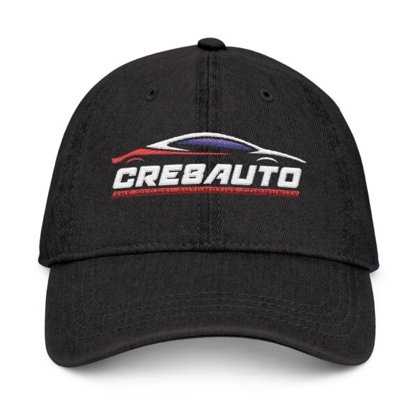 Embroidered Denim Hat - cre8auto Racing Cap