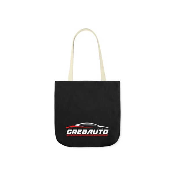 Stylish Canvas Tote Bag with Vibrant 5-Color Straps - Perfect for Car Enthusiasts