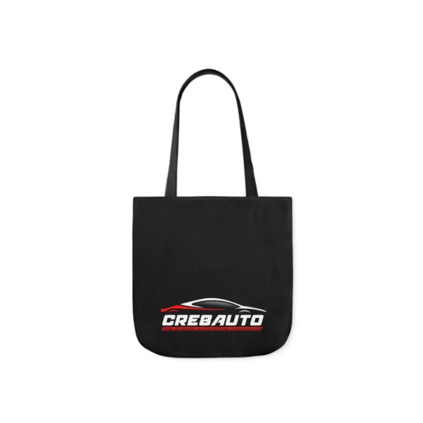 Stylish Canvas Tote Bag with Vibrant 5-Color Straps - Perfect for Car Enthusiasts