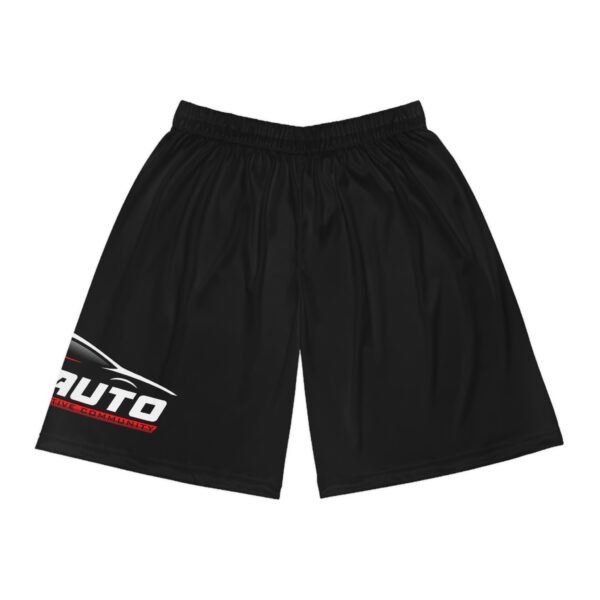 Men's Basketball Shorts - Auto Community & Crew Design - Perfect for Sports and Casual Wear