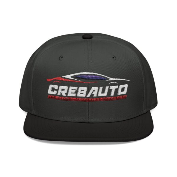 Custom Embroidered Snapback Cap - cre8auto Racing Hat for Motorsports Fans