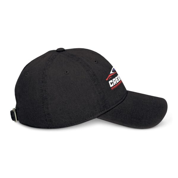 Embroidered Denim Hat - cre8auto Racing Cap