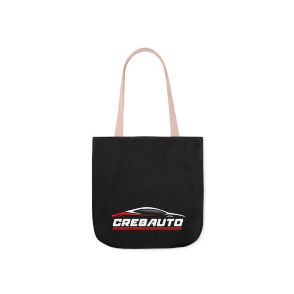 Stylish Canvas Tote Bag with Vibrant 5-Color Straps - Perfect for Car Enthusiasts